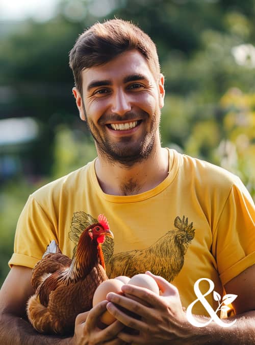 Chicken Rooster T-Shirt | Dirt & Devotion