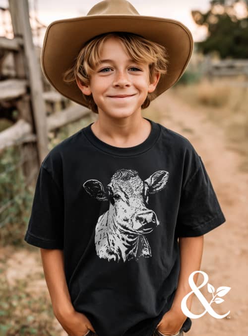 Homestead Cow T-Shirt | Dirt & Devotion