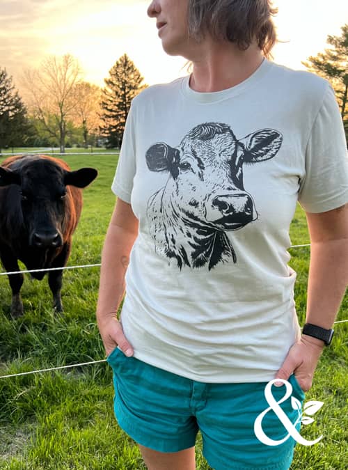 Homestead Cow T-Shirt | Dirt & Devotion